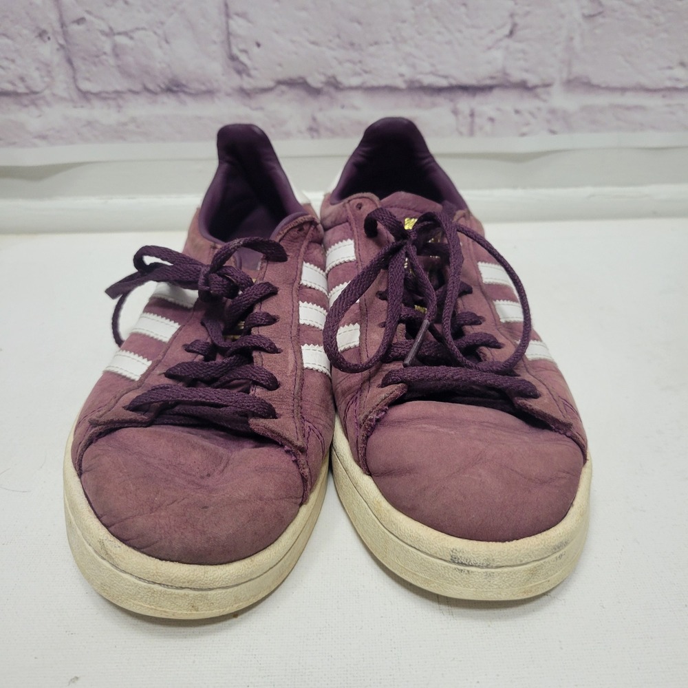 Adidas Campus Women 00s Sneakers Purple Suede LaceUp Casual Athleisure Pre-Owned